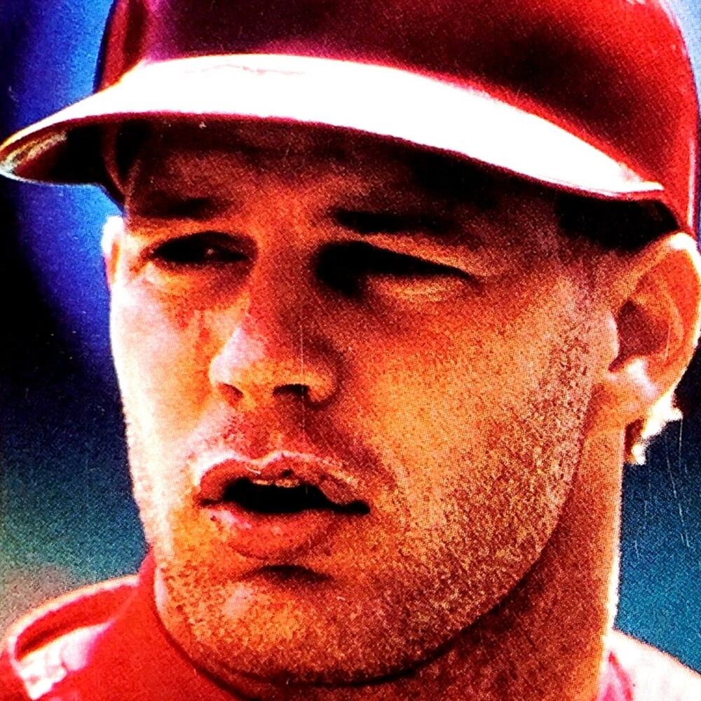 1991 Post Collector Series Lenny Dykstra #8 Philadelphia Phillies CF Baseball NM